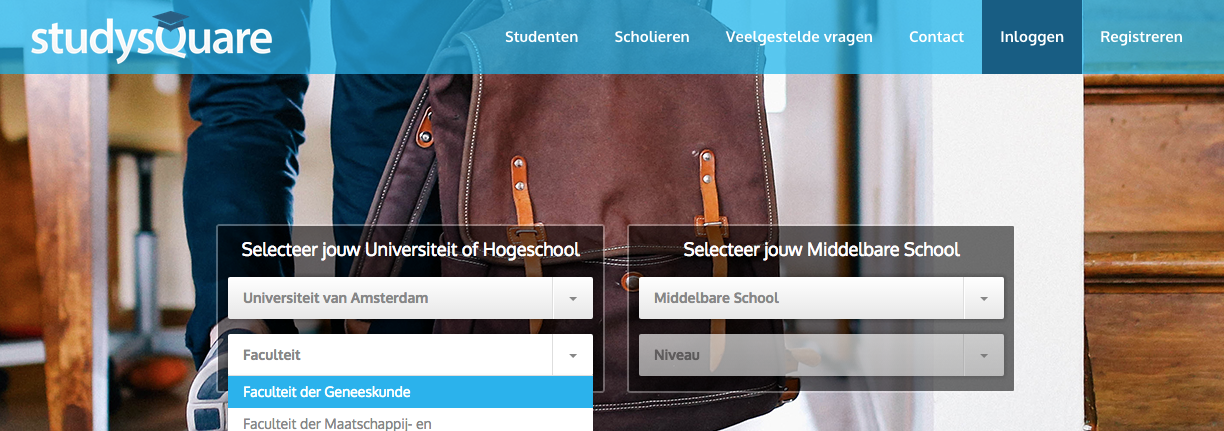 StudySquare website screenshot